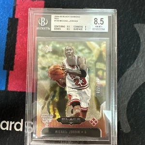 2004-05 Black Diamond Red Michael Jordan 22/100 BGS 8.5 Pop 2 Chicago Bulls - Picture 1 of 5