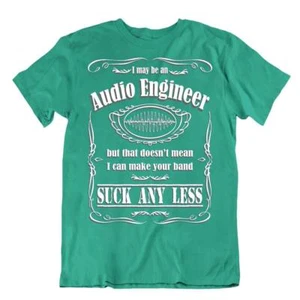 Audio Engineer T-Shirt Machen Ihre Band Shirt Lustige Musik Hemden - Picture 1 of 8