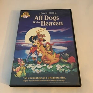 ALL DOGS GO THE HEAVEN Don Bluth Dom DeLuise Charles Nelson Reilly DVD Used - Picture 1 of 7