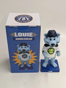 LOUIE St. Louis Blues Mascotte Bobblehead Youth Hockey Lady versione cicloni - Foto 1 di 10