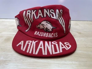 Cappello da camionista vintage anni '80 Snapback Arkansas razorbacks schiuma maglia USA fatto raro - Foto 1 di 7