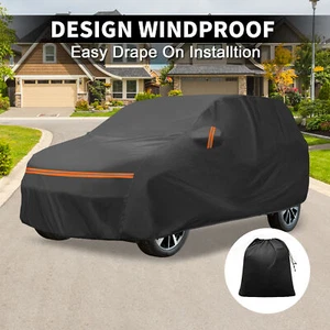 Waterproof Spunlace Cotton Car Cover for Nissan Micra 1992-2016 with Zipper - Picture 1 of 8