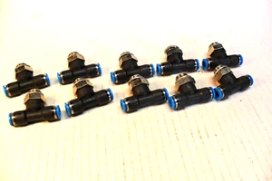 QTY 10-   153108 - Festo QST-1/4-6 Fitting, push-in T,  1/4 X 6MM NEW - Picture 1 of 5