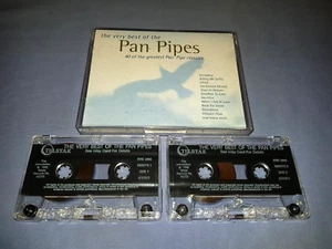 V/A THE VERY BEST OF THE PAN PIPES DOUBLE CASSETTE TAPE ALBUM - Picture 1 of 2