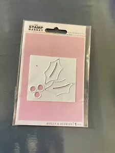 Stamp Market Holly And Berry Die Set - Picture 1 of 2
