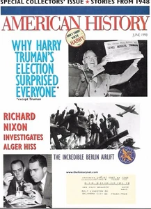 American History June 1998 Nixon Spy Alger Hiss Berlin Airlift Harry Truman - Picture 1 of 10