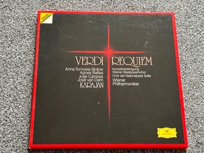 Giuseppe Verdi - Requiem - Anna Tomowa-Sintow , Karajan - 2 Vinyl Box Set - DG - Image 1 of 4