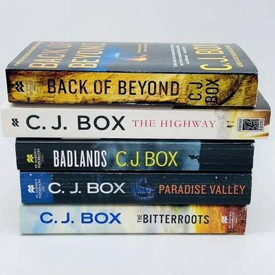 CJ C.J. BOX Cassie Dewell The HIGHWAY Quartet Series Lot of 5 #1-5 Set PB Books - Image 1 of 2