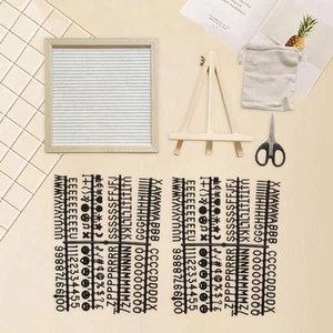 Felt Letter Board Changeable Message Board for Restaurant Birthday Wedding - Picture 1 of 33