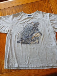 Camiseta Top Disney Pooh Mujer 2XL Azul (18-20) Eeyore Mariposa Manga Corta - Imagen 1 de 8
