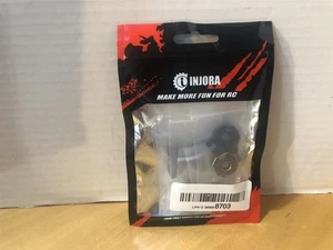 INJORA Pesi Nocche Sterzo Anteriori Ottone per 1/24 RC Auto Assiale SCX24 - Foto 1 di 2