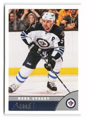 2013-14 Score #550 Mark Stuart Winnipeg Jets - Image 1 of 2