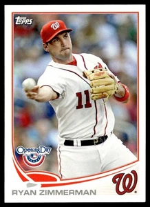 2013 Topps Opening Day Ryan Zimmerman Washington Nationals #147 - Picture 1 of 2