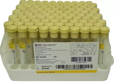 Solución ACD de marca A 8,5 ml plasma rico en plaquetas PRF 100 tubos +++ Foto 1 de 4