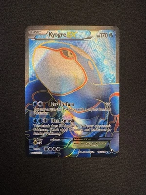 READ DESCRIPTION Kyogre-EX Dark Explorers Full Art  104/108 MP-/HP (INK) - Image 1 of 4