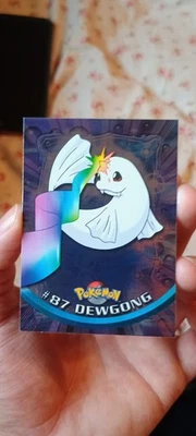 Dewgong #87 - Topps BLUE LOGO - Tv Animation - Holo POKEMON CARD - Image 1 of 2