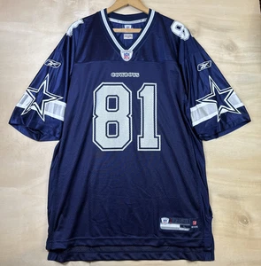 Maglia calcio Dallas Cowboys NFL autentica Reebok #81 Terrell Owens taglia Large - Foto 1 di 9
