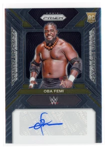 2024 Panini Prizm WWE Sensational Signatures Oba Femi Rookie Auto RC - Bild 1 von 2