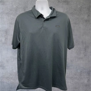 Oakley Men's HydrOlix Gray Polo Golf Shirt Size XL Extra Large - Picture 1 of 6