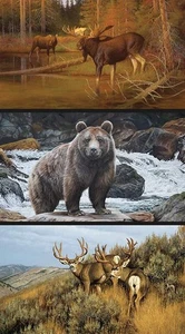 Panel de algodón Majestic in Nature Majestic Animals - Imagen 1 de 2