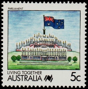 Australia 1980 Living Together 5c Parliament MVLH - SG 1115 - Picture 1 of 1