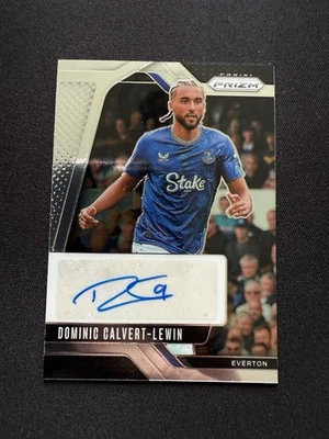 DOMINIC CALVERT-LEWIN AUTO EVERTON 2024-25 Panini Prizm EPL S-DCL - Image 1 of 4