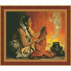 Smoke Ceremony by Artecy cross stitch pattern - Picture 1 of 1