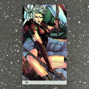 Zealot 1994 Image Wildstorm WildC.A.T.s #D6 Double Sided Tall Insert Card - Picture 1 of 2