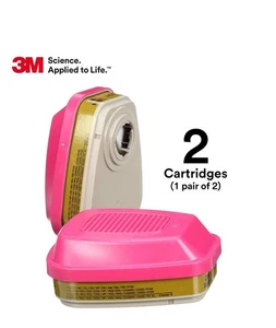 3M 60924 Ammoniak Methlamin P100 Ersatz-Atemschutzpatronenfilter 1 Paar - Bild 1 von 5