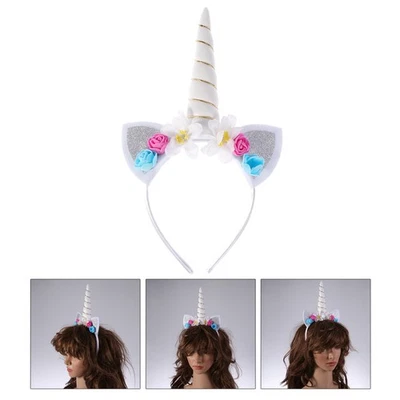  Cute Headbands Little Girls Hair Accessories Unicorn for Children - Image 1 of 4
