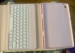 Samsung Book Cover Keyboard for Galaxy Tab A 9plus 11”- Pink - Picture 1 of 7