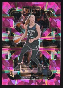 2024 Panini Select WNBA #28 Ivana Dojkic Pink Ice Prizms - Picture 1 of 2