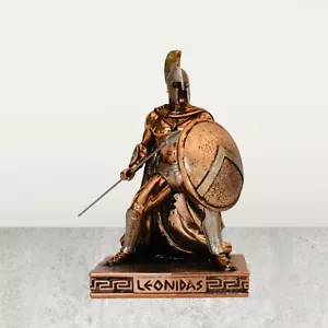 Leonidas - Spartan King - 300 - Thermopylae - 480 BC - Copper Plated Alabaster - Picture 1 of 9