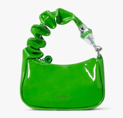 Kate Spade Squeeze Mini Bag Patent Shoulder Bag ~NWT~ Green - Image 1 of 4