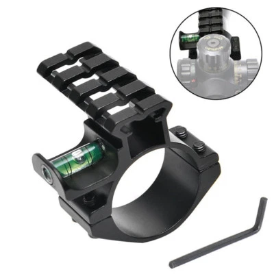 Rifle Scope Bubble Level for 1"/30mm Barrel Ring Adapter w/20mm Rail Mount - Image 1 of 4