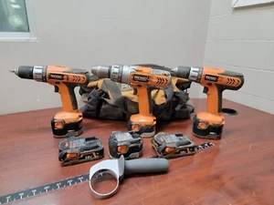 Ridgid Cordless Drill Lot Untested FOR PARTS c-x - Picture 1 of 10