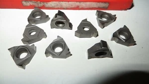 9 Stk. Sandvik 17 05 17 Gewindeschneidplatten Hartmetalleinsätze Made in Sweden - wenig benutzt! - Bild 1 von 11