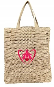guerlain pouchette grande in paglia 39x34cm - Foto 1 di 4