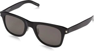 Saint Laurent Sunglasses SL 51 SLIM 001 Black Smoke YSL Eyewear Shades 50-24-145 - Picture 1 of 3