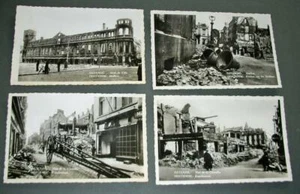 8 alte Schwarzweiß Foto Postkarten Kriegsschäden Ostende Belgien - 1.WK-WW2 ?? - Bild 1 von 1