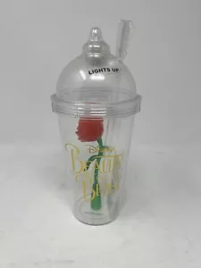 Disney Die Schöne und das Biest Belle Light Up Verzauberte Rose Sipper Becher Tasse - Bild 1 von 7