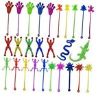 PPXMEEUDC 27PCS Multi-color and Multi-style Stretchy Sticky Toys 6 styles