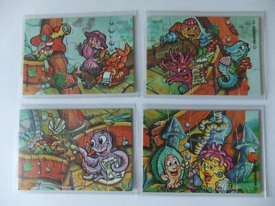 PUZZLE - AQUALAND - KOMPLETTSATZ - MIT ALLEN DEUTSCHEN BPZ (1997) TOP ZUSTAND - Bild 1 von 2
