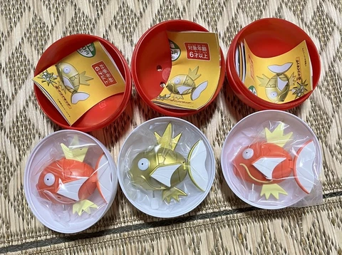 Pokémon center LTD Gacha capsule toys JUMP!Magikarp!complete set, New Cover