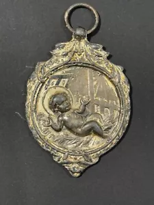 Antike religiöse Medaillen "JESUSKIND" (7 x 5 CM) - Bild 1 von 2