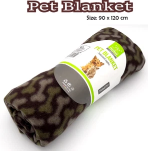 Pet Blanket Dogs,Puppy ,Cat Soft & Warm Fleece Bed Travel Basket Car 90 x 120cm - Picture 1 of 1