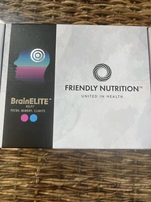 Friendly Nutrition Brain Elite Hombre y Mujer Paquete de 2 Memoria, Enfoque 30 días 60Ct Foto 1 de 4