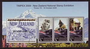 NEW ZEALAND 2009 TIMPEX MINIATURE SHEET FINE USED - Picture 1 of 1