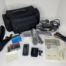 Sony Dcr-Hc20 Handycam Mini Dv Camcorder Video Camera; Charger; Bag; Blank Tapes