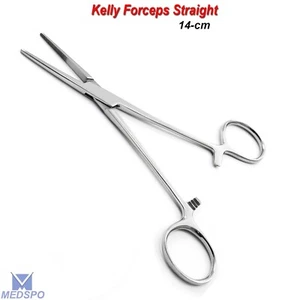 Hemostat Artery Clamp Kelly Locking Forceps Straight Veterinary Instruments CE - Picture 1 of 5